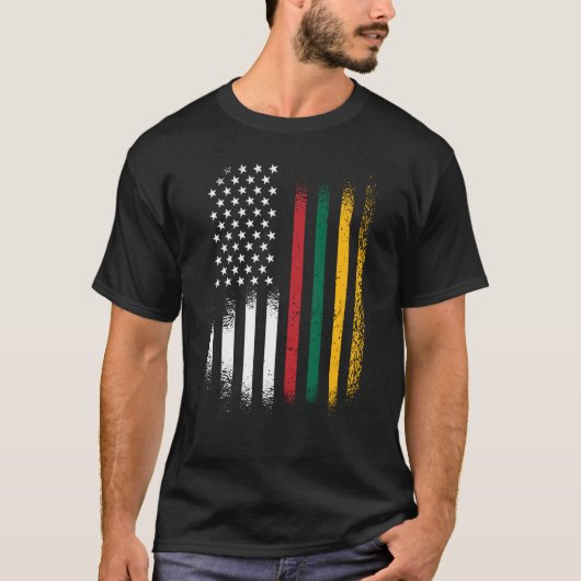 Lithuania American Heritage Month Lithuania Patrio T-shirt (Voorkant)