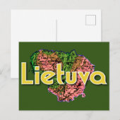 Lithuania Briefkaart (Voorkant / Achterkant)