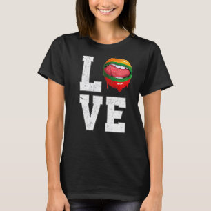 Lithuania Flag Soccer Fan Love Lithuanian T-shirt