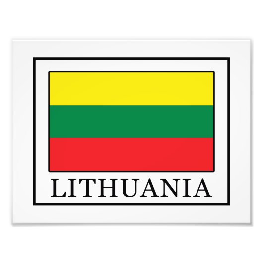 Lithuania Foto Afdruk (Voorkant)