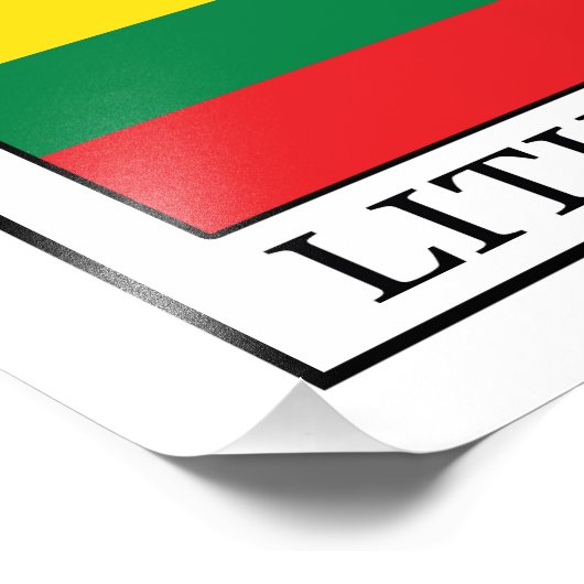 Lithuania Foto Afdruk (Hoek)