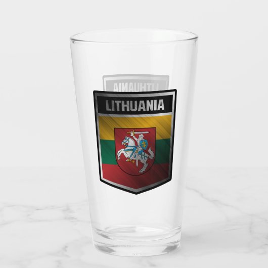 Lithuania Glas (Achterkant)