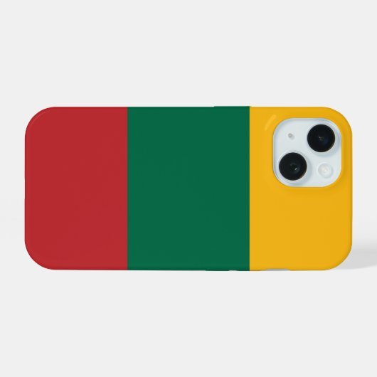 Lithuania iPhone 15 Case (Achterkant horizontaal)