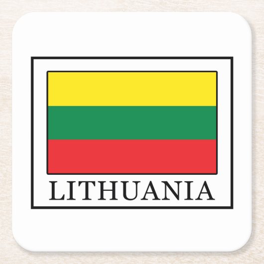 Lithuania Kartonnen Onderzetters (Voorkant)
