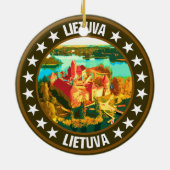 Lithuania Keramisch Ornament (Achterkant)