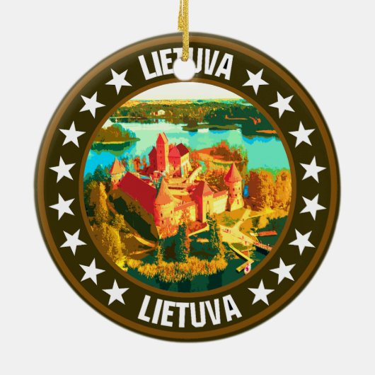 Lithuania Keramisch Ornament (Achterkant)