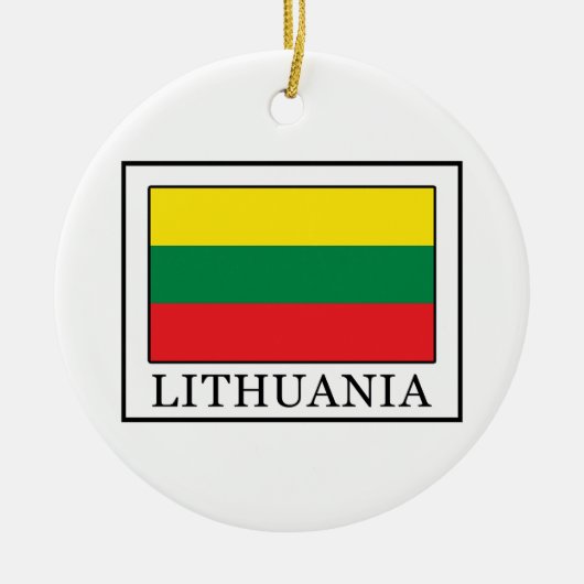 Lithuania Keramisch Ornament (Voorkant)