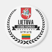 Lithuania Magneet (Voorkant)