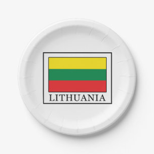 Lithuania Papieren Bordje