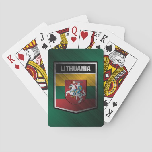 Lithuania Pokerkaarten (Achterkant)
