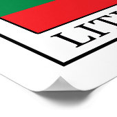 Lithuania Poster (Hoek)