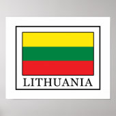 Lithuania Poster (Voorkant)