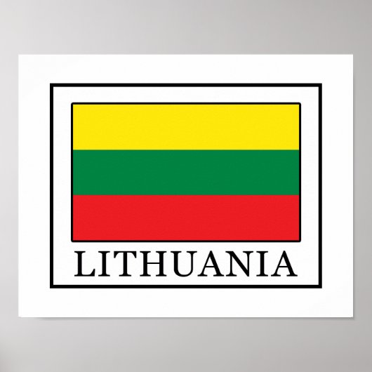 Lithuania Poster (Voorkant)