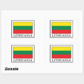 Lithuania Rechthoekige Sticker (Vel)