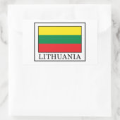 Lithuania Rechthoekige Sticker (Tas)