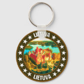 Lithuania Sleutelhanger (Voorkant)