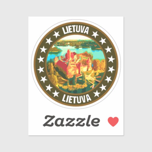 Lithuania Sticker (Vel)
