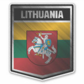 Lithuania Sticker (Voorkant)