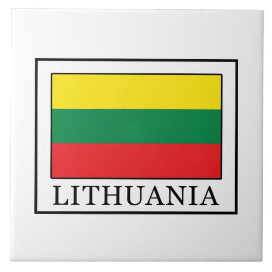 Lithuania Tegeltje (Voorkant)