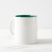 Lithuania Tweekleurige Koffiemok (Voorkant links)