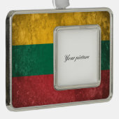 Lithuania Verzilverd Omlijst Ornament (Rechts)