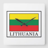 Lithuania Vierkante Klok (Voorkant)