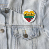 Lithuanian Girl Ronde Button 5,7 Cm (In situ)