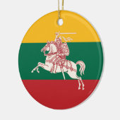 Lithuanian Vytis Keramisch Ornament (Links)
