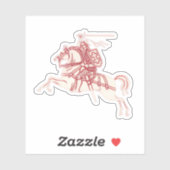 Lithuanian Vytis Sticker (Vel)