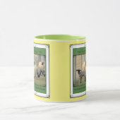 Lititz Pa. Kom terug! Schaap! Amish Proverb Mok (Midden)