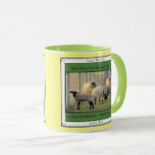 Lititz Pa. Kom terug! Schaap! Amish Proverb Mok (Voorkant rechts)