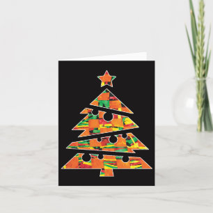 'Litmas Tree' Vouwbare Kerstkaart Feestdagen Kaart