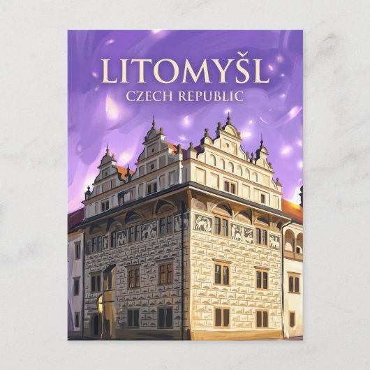 Litomyšl Tsjechië Briefkaart (Voorkant)