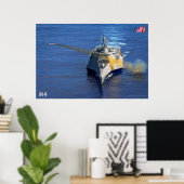 LITOTAAL COMBAT SHIP - LCS-10 POSTER (Thuiskantoor)