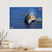 LITOTAAL COMBAT SHIP - LCS-10 POSTER (Keuken)
