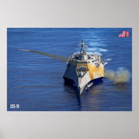 LITOTAAL COMBAT SHIP - LCS-10 POSTER (Voorkant)