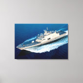 LITOTAAL COMBAT SHIP - LCS-13 24x36 Canvas Afdruk (Voorkant)
