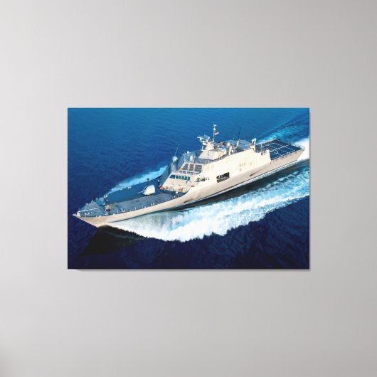 LITOTAAL COMBAT SHIP - LCS-13 32x48 Canvas Afdruk (Voorkant)