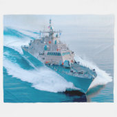 LITOTAAL COMBAT SHIP - LCS-13 FLEECE DEKEN (Voorkant (Horizontaal))