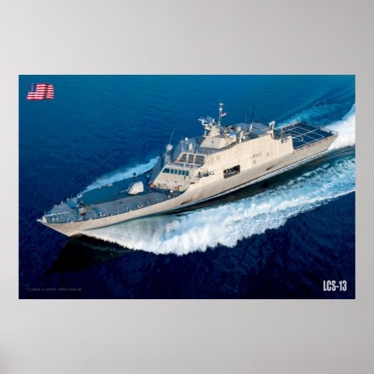 LITOTAAL COMBAT SHIP - LCS-13 POSTER (Voorkant)