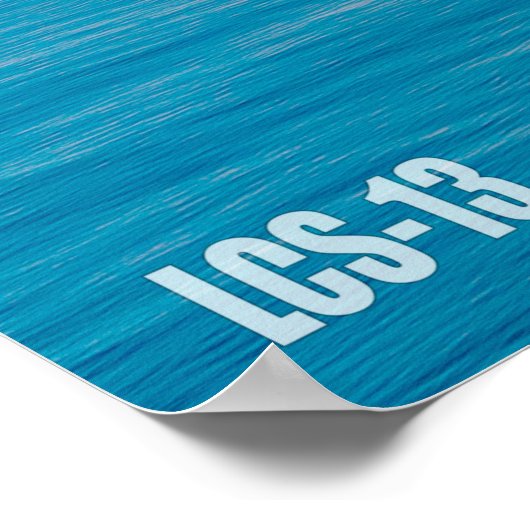 LITOTAAL COMBAT SHIP - LCS-13 POSTER (Hoek)