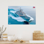 LITOTAAL COMBAT SHIP - LCS-13 POSTER (Keuken)