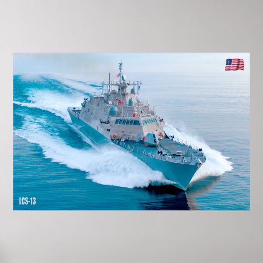 LITOTAAL COMBAT SHIP - LCS-13 POSTER (Voorkant)