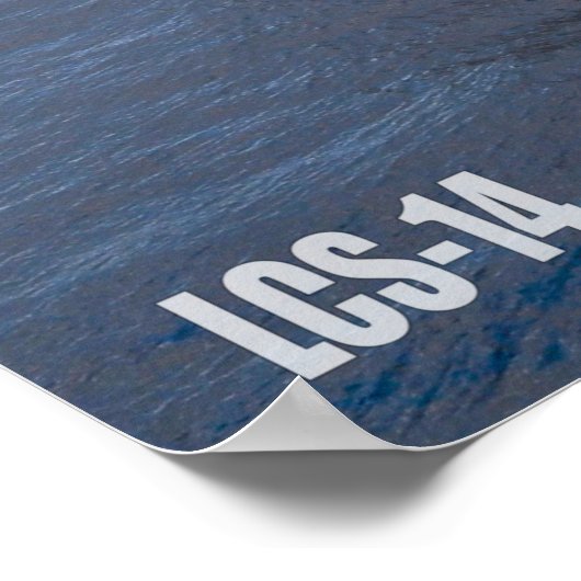 LITOTAAL COMBAT SHIP - LCS-14 POSTER (Hoek)