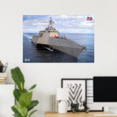 LITOTAAL COMBAT SHIP - LCS-14 POSTER (Thuiskantoor)