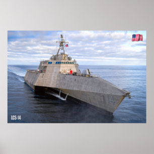 LITOTAAL COMBAT SHIP - LCS-14 POSTER