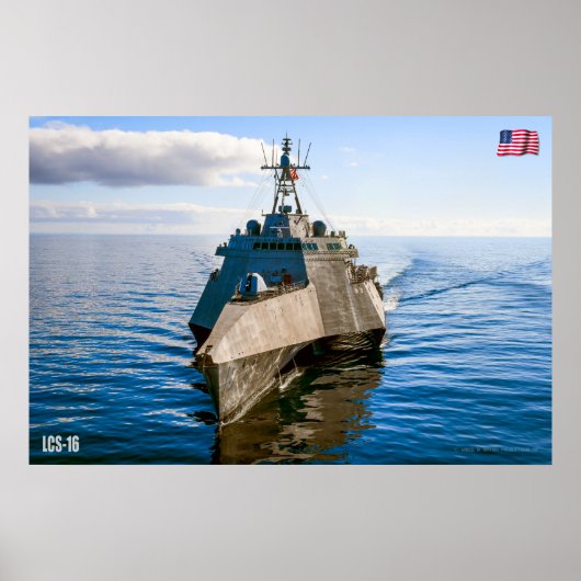 LITOTAAL COMBAT SHIP - LCS-16 POSTER (Voorkant)
