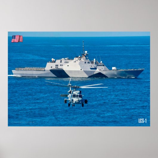 LITOTAAL COMBAT SHIP - LCS-1 POSTER (Voorkant)