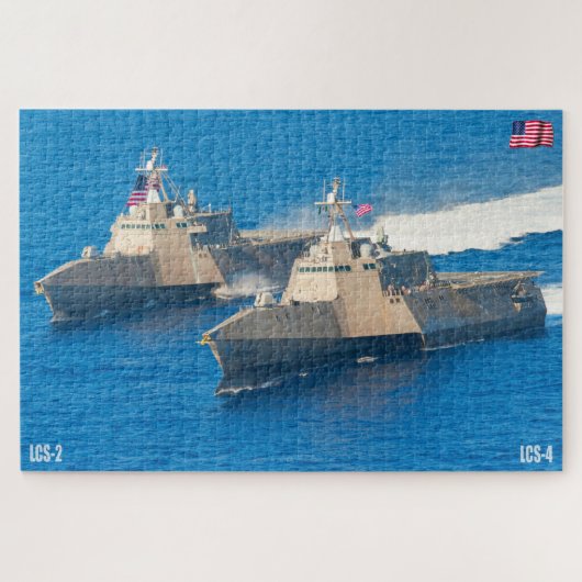 LITOTAAL COMBAT SHIP - LCS-2/LCS-4 (20x30 INCH) Legpuzzel (Horizontaal)