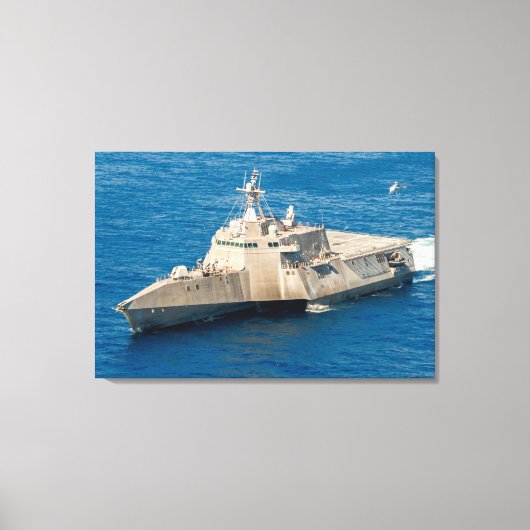 LITOTAAL COMBAT SHIP - LCS-4 24x36 Canvas Afdruk (Voorkant)